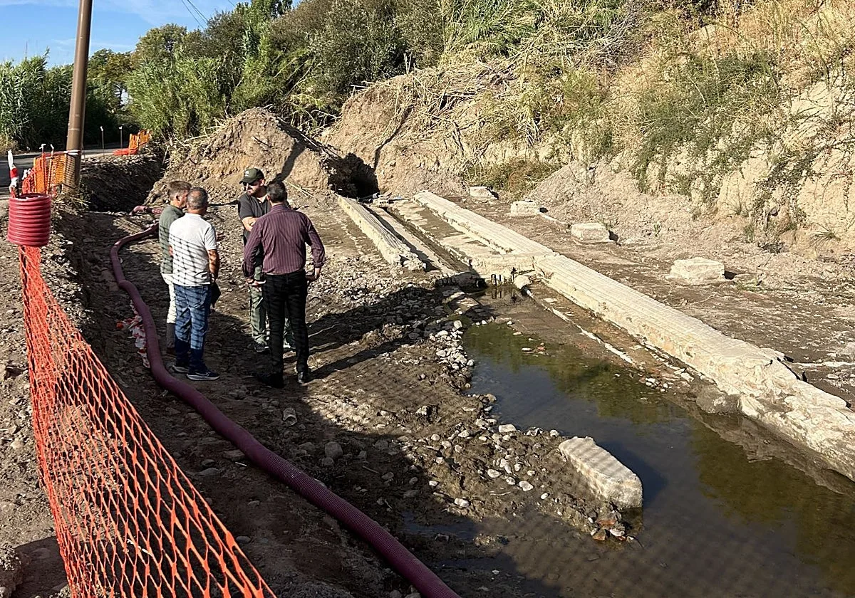 Talavera avanza «a muy buen ritmo» las obras en la antigua fuente y lavadero de 'Los Caños'