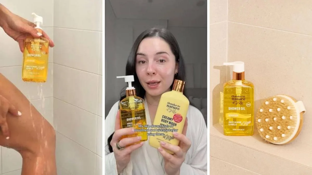 The $22 shower oil available at Woolies that rivals cult favourite L’Occitane Almond Shower Oil