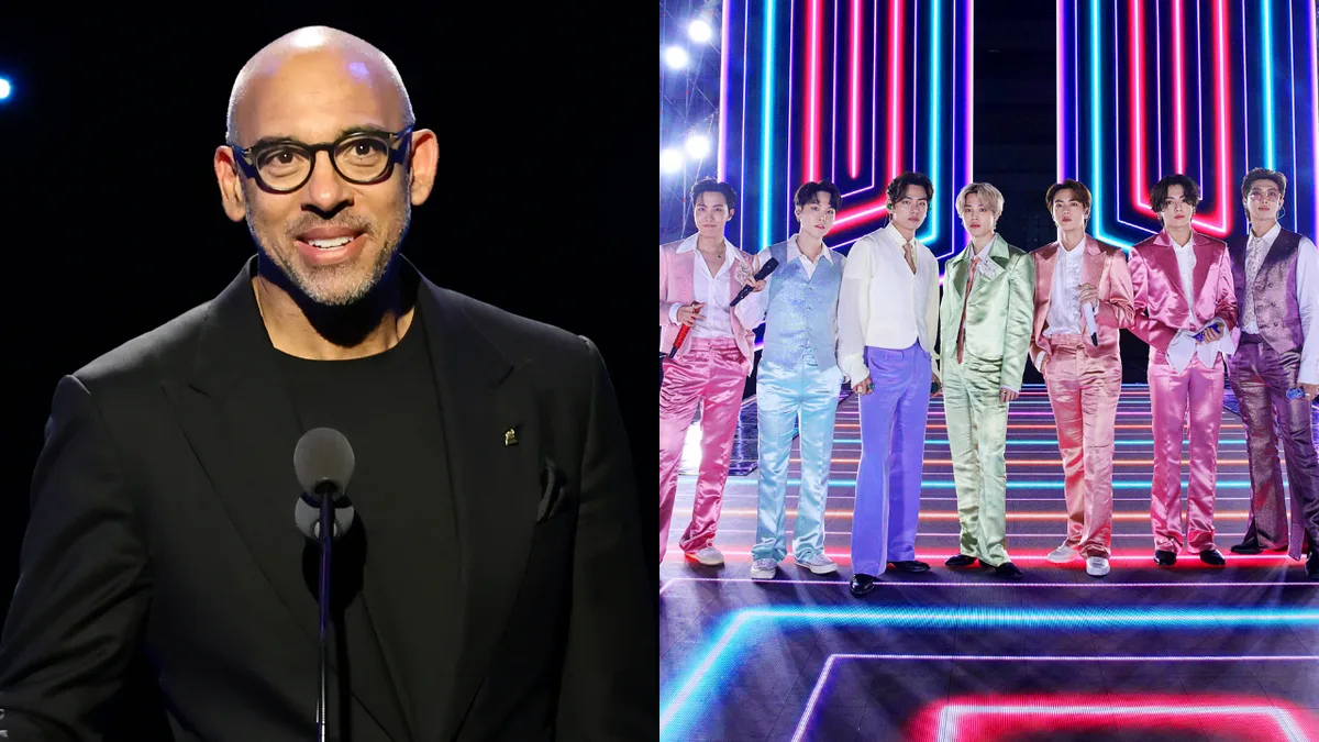 CEO do Grammy se manifesta e aponta atitude após boicote do BTS por conta de categoria CEO do Grammy abre o jogo sobre futuro do prêmio de Pop Asiático após BTS ficar de fora da premiação (Foto: Getty)