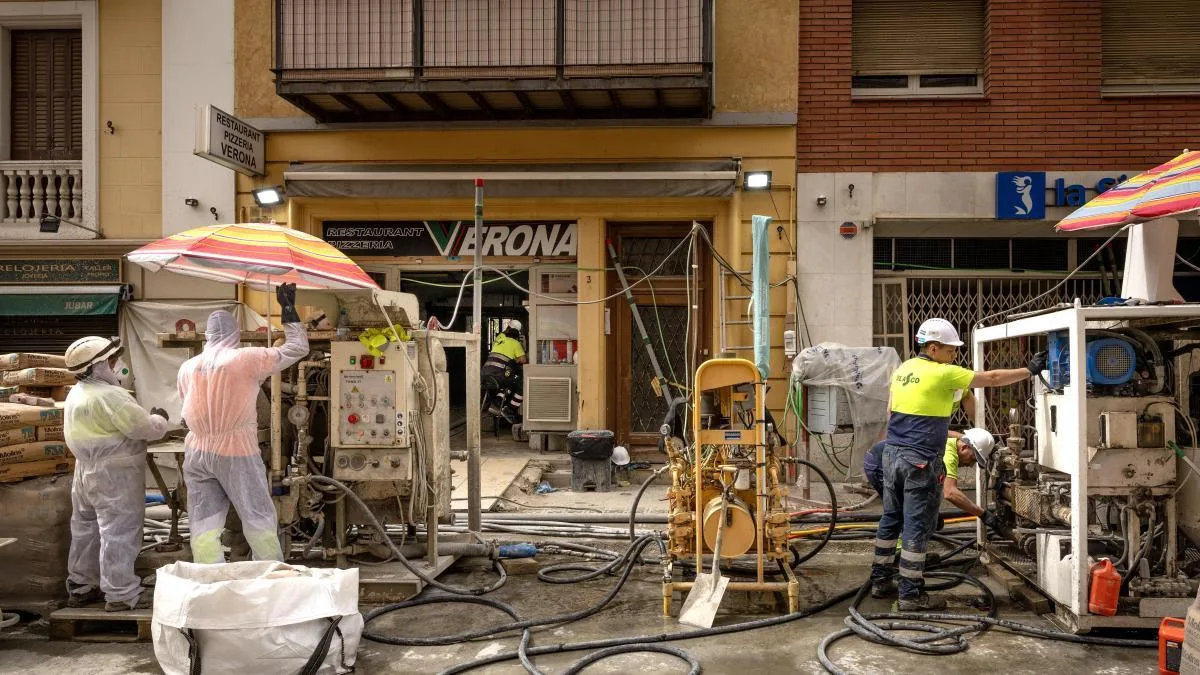 Una veintena de familias afectadas por el socavón del Putxet seguirán fuera de casa hasta el 2027