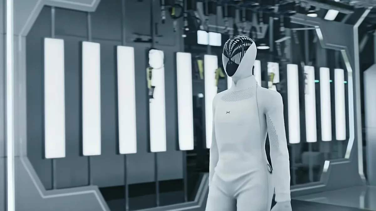 XPENG's Iron humanoid robot walked out immediately after being assembled