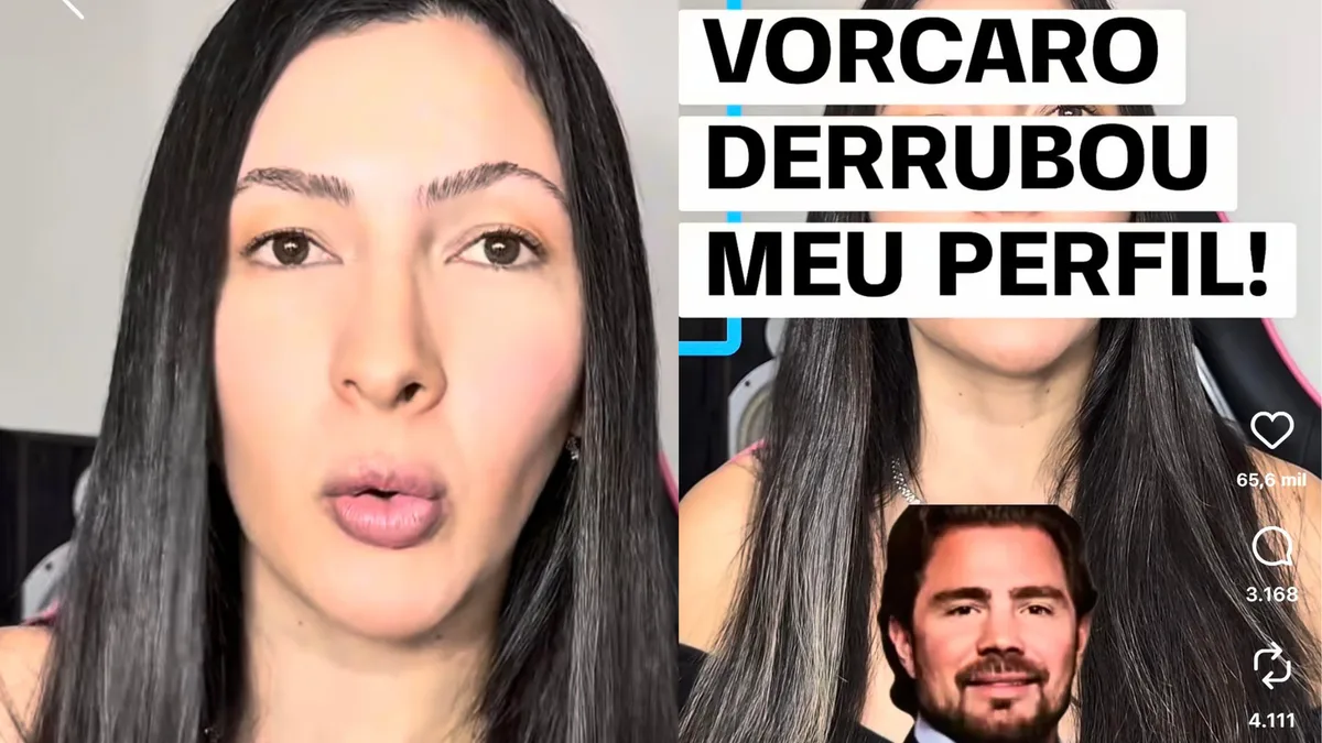 Quem é a influenciadora que afirma ter tido perfil derrubado por Vorcaro