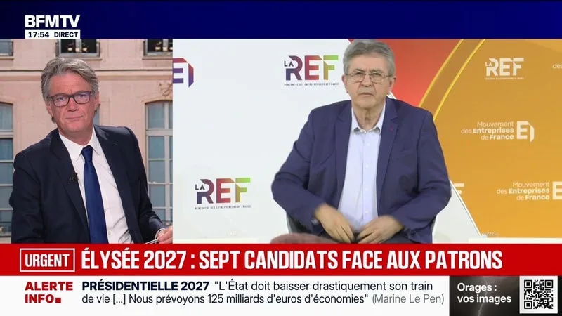 Marschall Truchot : Élysée 2027, sept candidats face aux patrons - 27/08