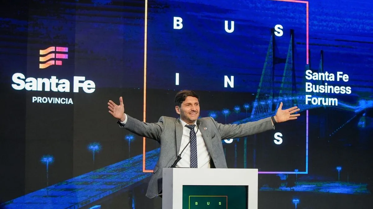 Con ejes en seguridad e inversiones, Pullaro inauguró el Santa Fe Business Forum en Rosario