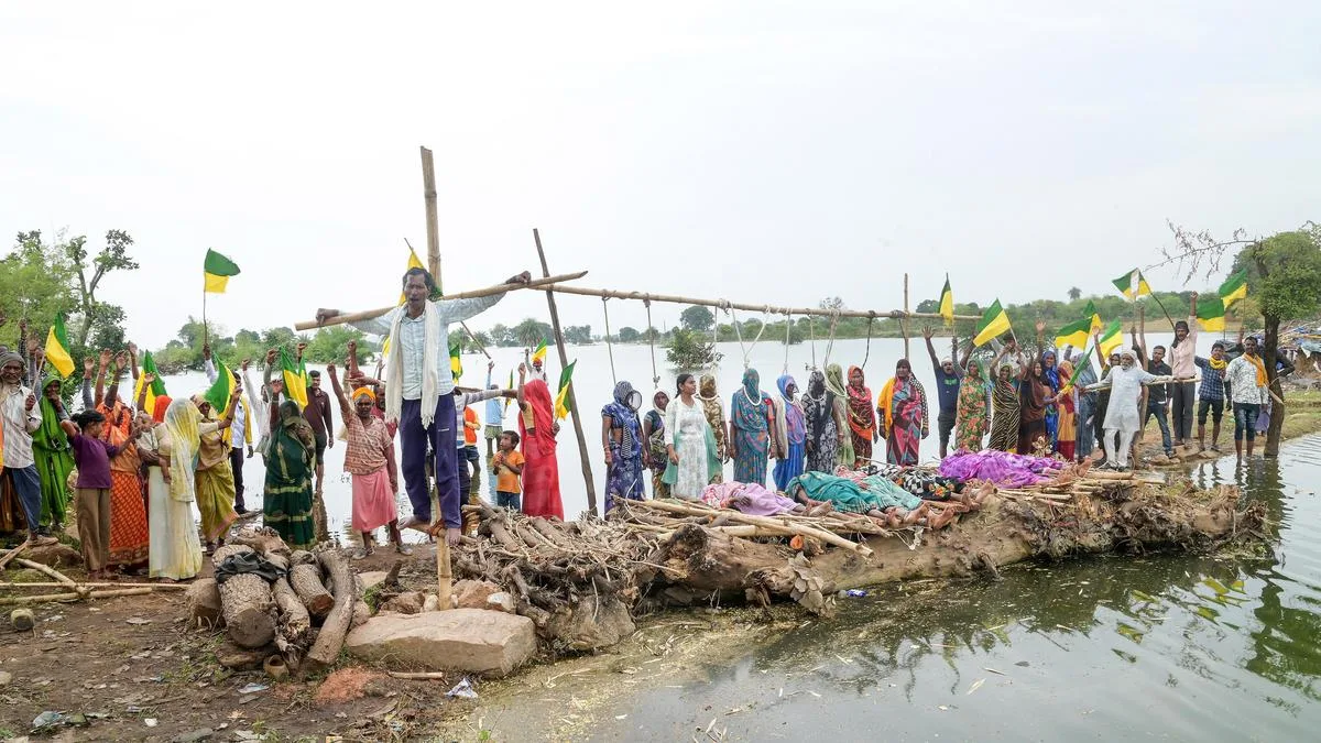 Tested by mud and water, in Bundelkhand
