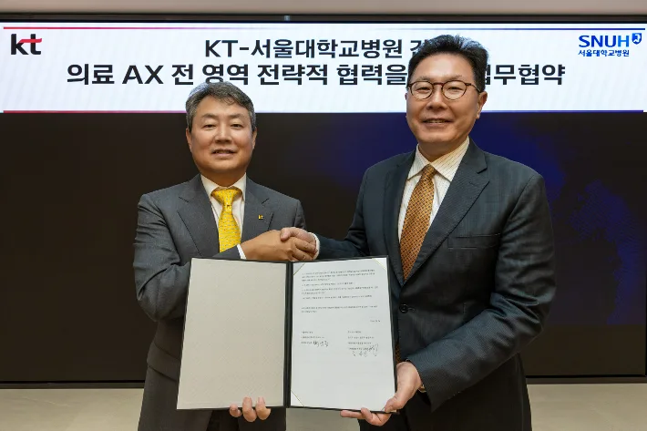 KT-서울대병원, 의료 AX 플랫폼 함께 만든다