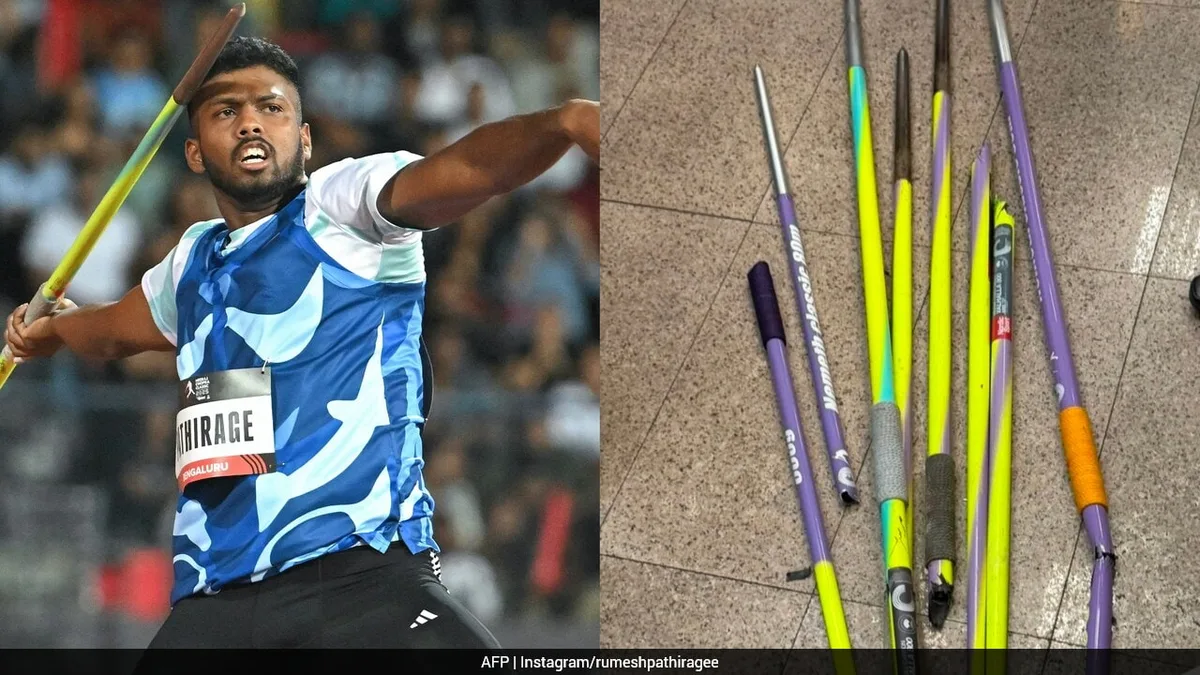Asian Games Setback For Rumesh Pathirage, Javelins Damaged In Flight