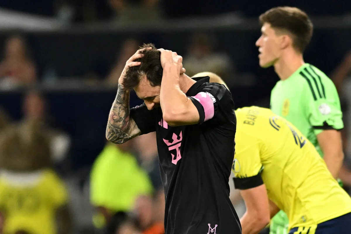 Inter Miami fue goleado 4-1 por Nashville: Lionel Messi falló un penal y fue amonestado