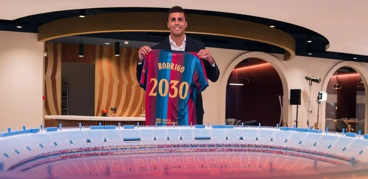 Rodri: "Tenía otra propuesta, pero el Barcelona fue la primera opción"