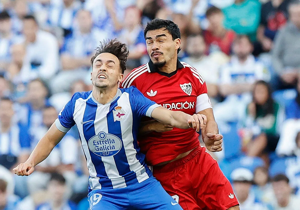 Deportivo - Sevilla, las estadísticas del partido