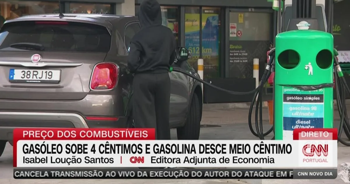 Combustíveis: gasóleo pode subir quatro cêntimos na segunda-feira. E os aumentos podem não ficar por aqui