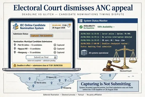 Electoral court exposes ANC's incompetence as party fails to submit crucial documentation