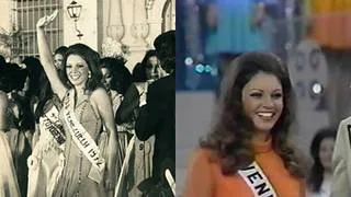 Miss Universo 1972: María Antonieta Cámpoli en el Hotel Cerromar Beach de Puerto Rico
