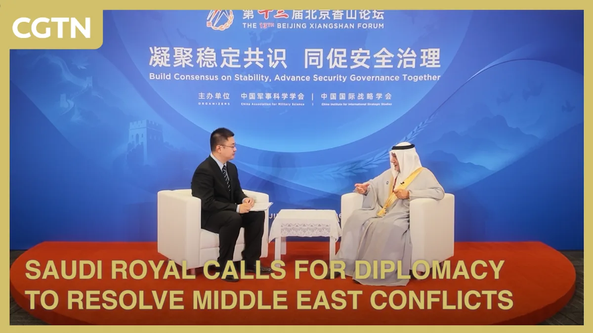 Saudi royal calls for diplomacy to resolve Middle East conflicts