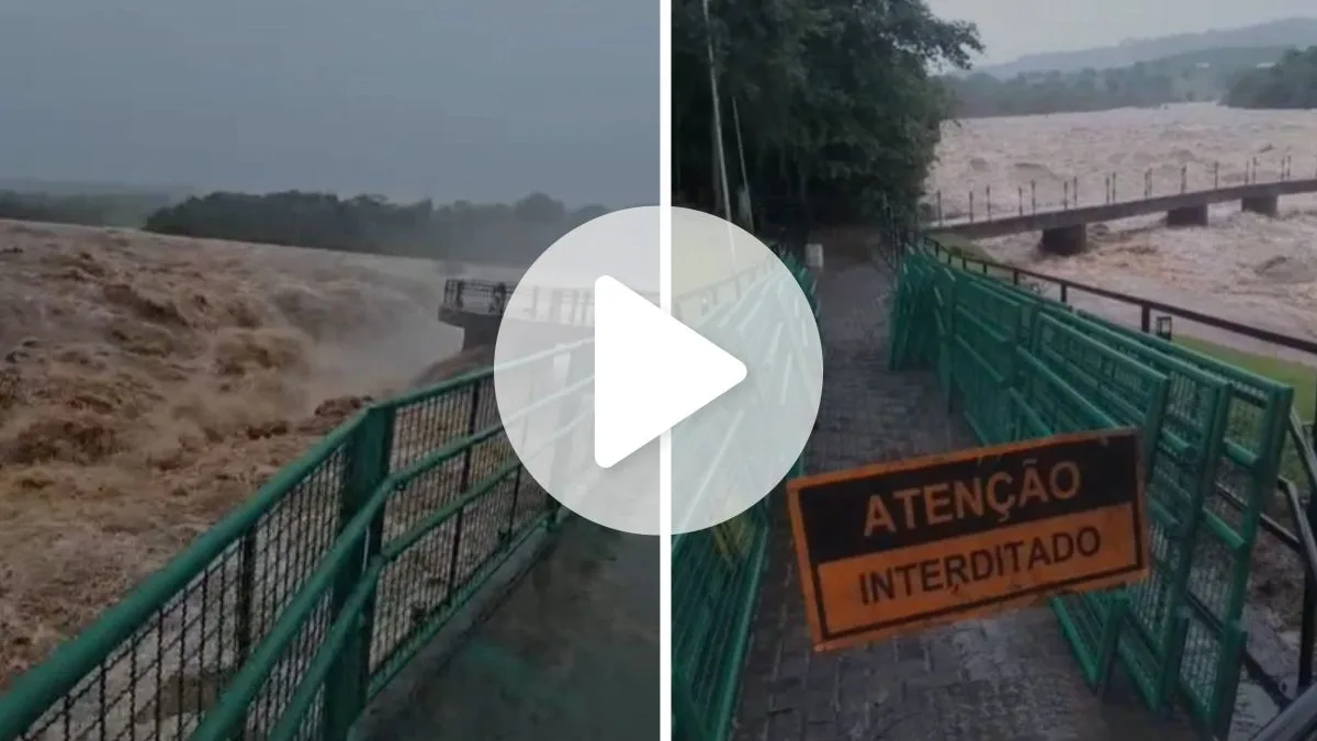 Cidade das ‘Mini Cataratas de SC’ enfrenta chuvas intensas e pede ajuda para recuperar 688 km de estradas