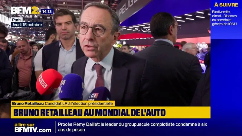 "Les sondages ne changent en rien ma détermination": Bruno Retailleau s'exprime sur les résultats d'un sondage qui le place derrière David Lisnard