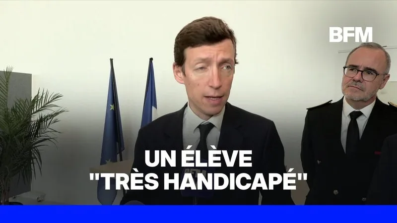 Une enseignante agressée par un enfant de 8 ans, le ministre de l'Éducation nationale évoque un élève "très handicapé" qui a "explosé de colère"