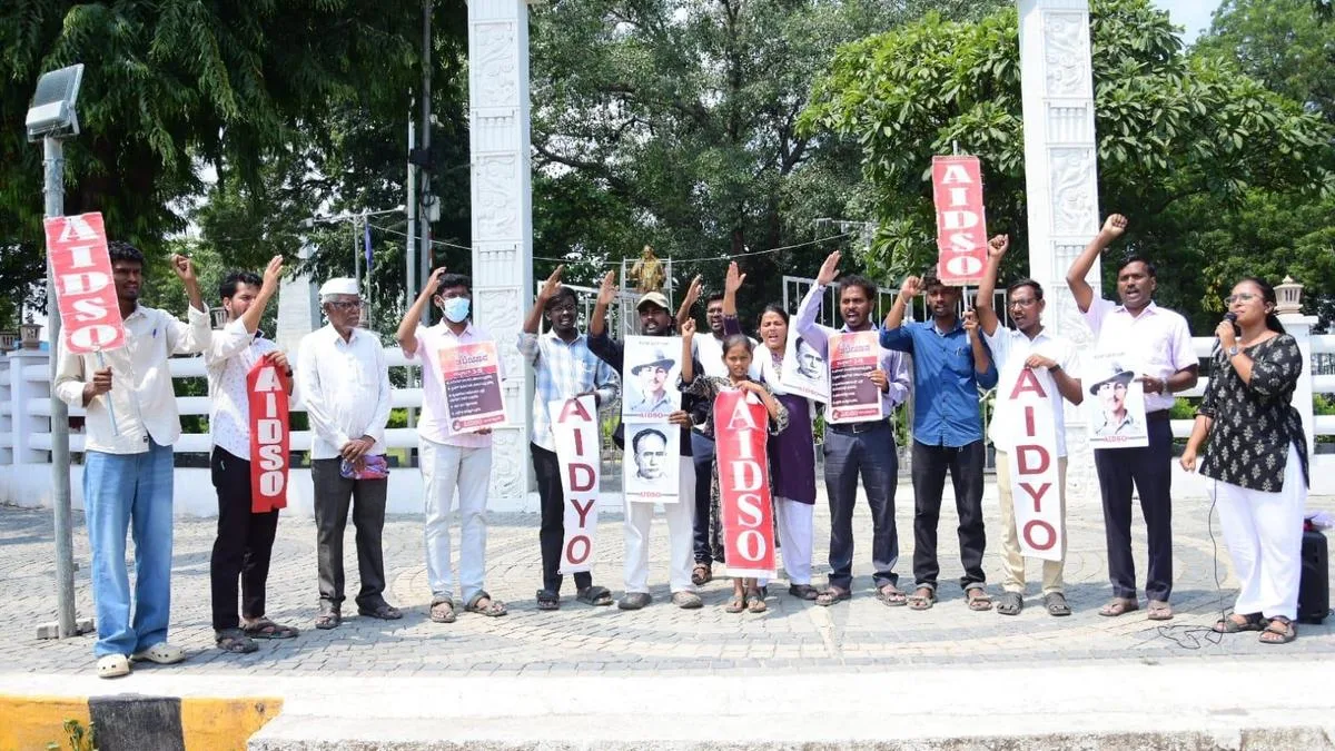 Kalaburagi: AIDSO, AIDYO demand scrapping of SIR