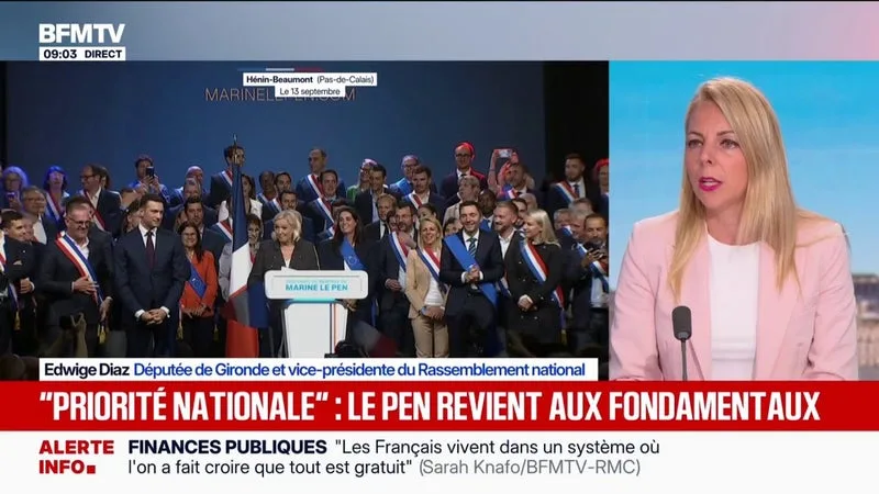 Edwige Diaz, vice-présidente du RN: "Les Français doivent bénéficier d'une priorité d'accès dans les logements sociaux"