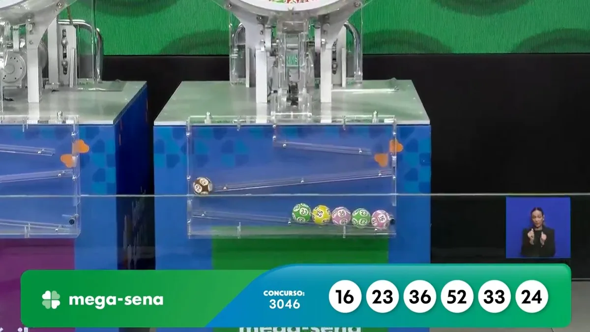 Mega-Sena 3046 acumula e vai a R$ 50 milhões; veja os números sorteados