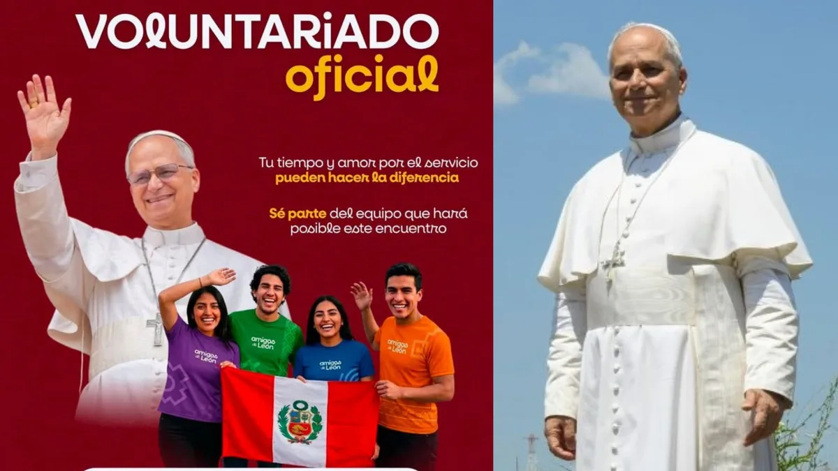 Convocan a voluntarios para la visita del Papa León XIV en Perú: LINK oficial para registrarse