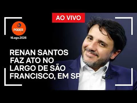 Ao vivo: Renan Santos faz 1º ato de campanha em São Paulo