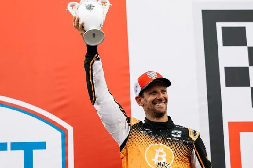 Deuxième, Romain Grosjean passe tout près de son premier succès en IndyCar