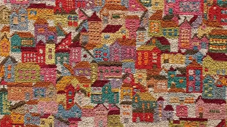 A mulher que “bordou” a vida, quatro filhos e a arte