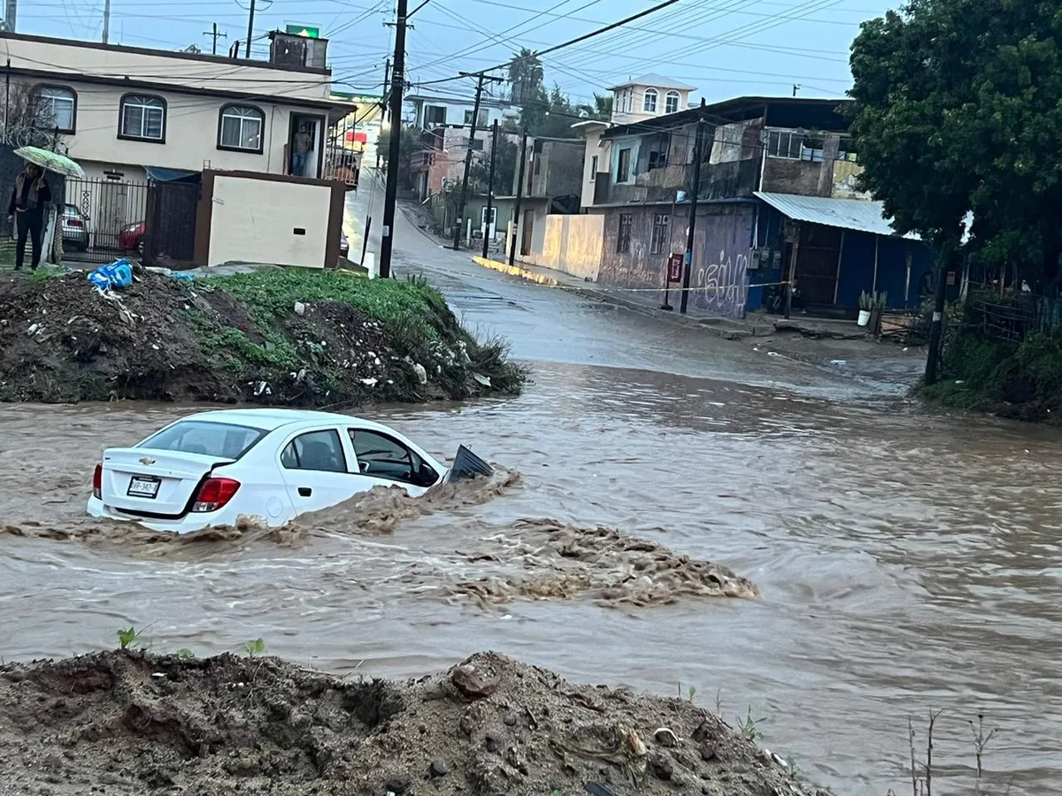 Ciclón Rachel deja evacuaciones, daños y 280 personas evacuadas en Baja California