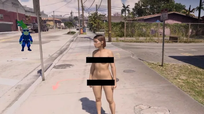Cyberleek segue à solta e realiza novo vazamento de GTA 6 com Lucia sem roupa