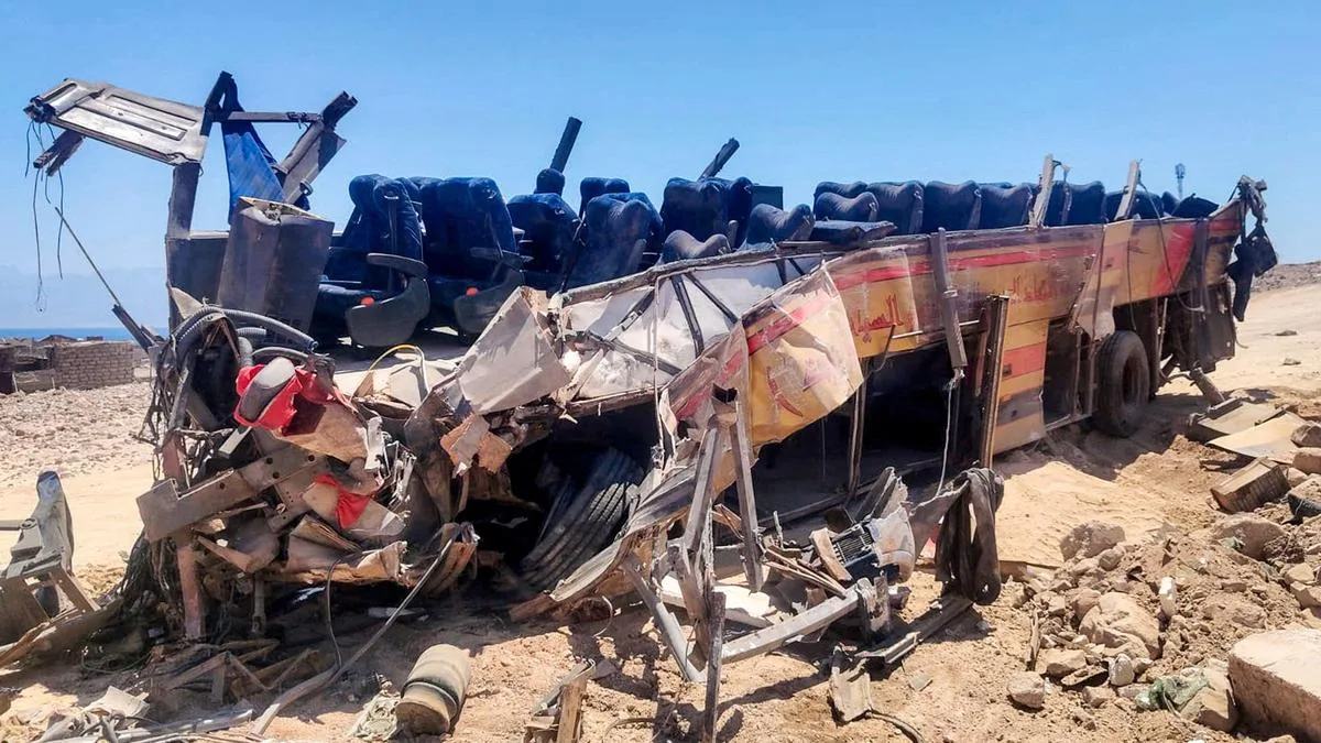 At least 22 have been killed in bus accident in Egypt’s Sinai Peninsula