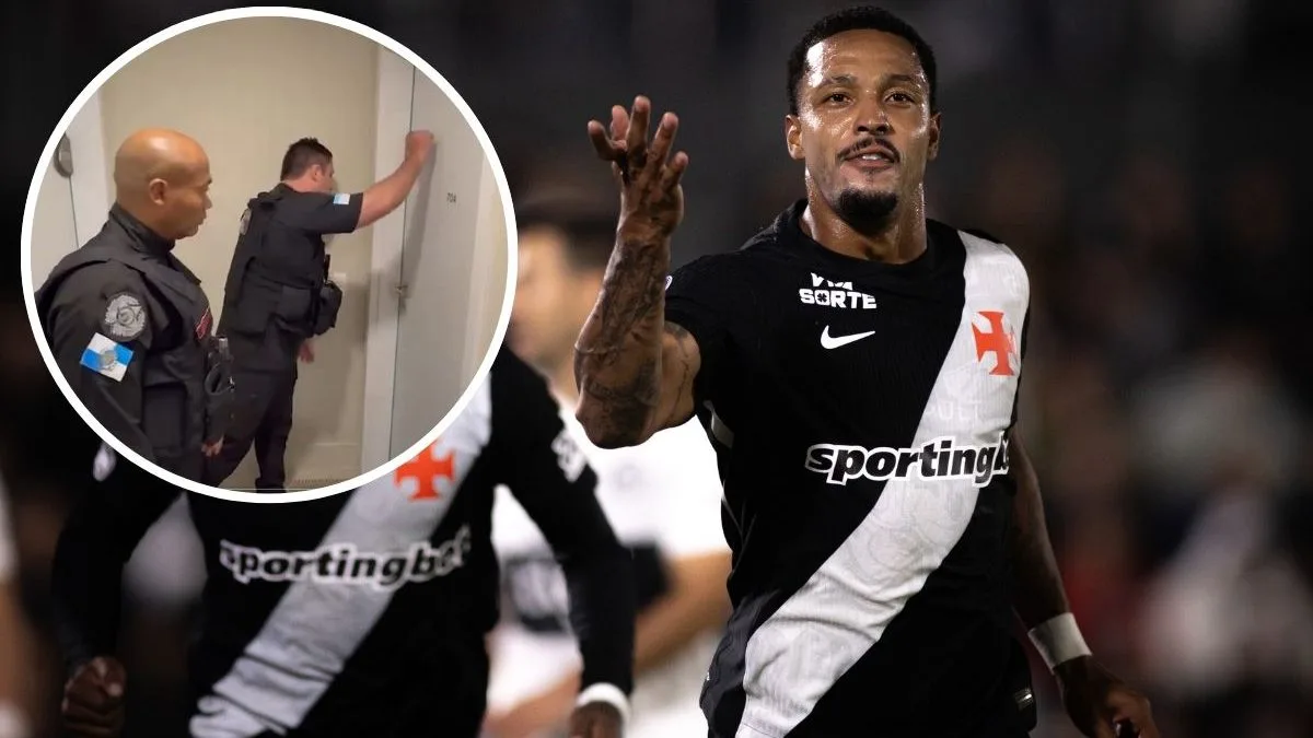 Veja vídeos da operação que levou a polícia à casa de David ‘DVD’, atacante do Vasco