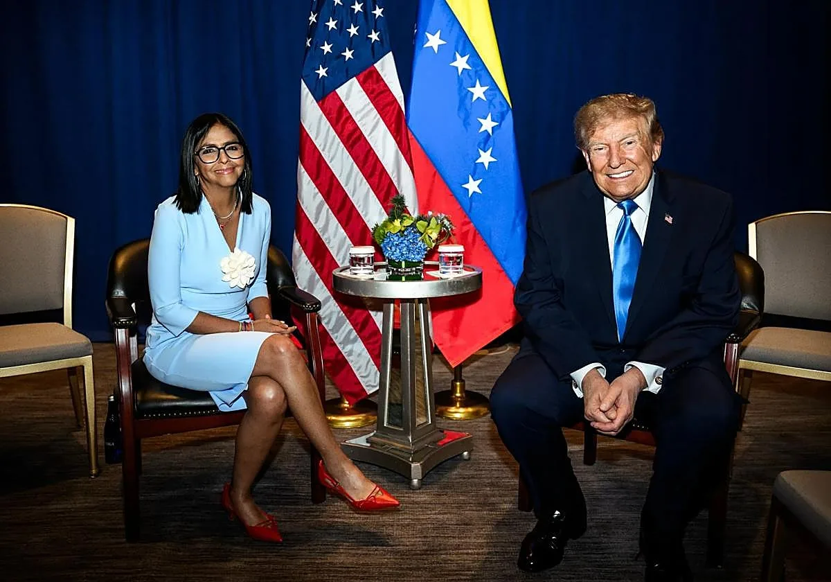 El tirón de orejas de Trump a Delcy: «Al final tiene que haber elecciones»