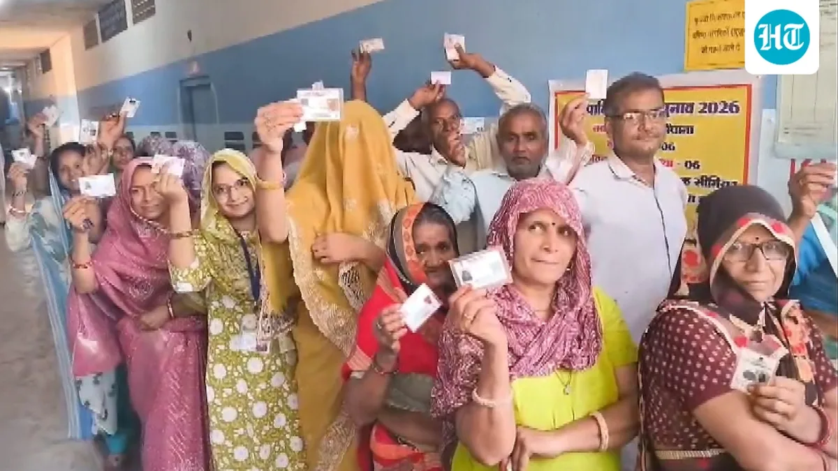 Rajasthan civic polls: Voting underway across 147 local bodies in the state