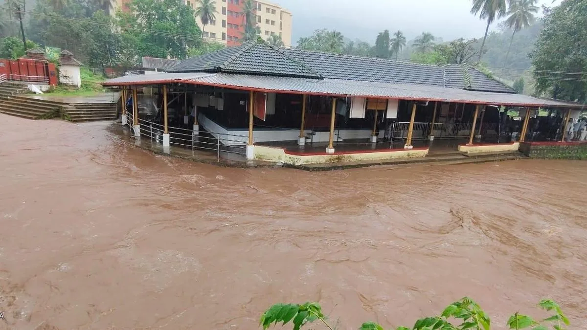 Normal life paralysed as heavy rains lash Kukke Subrahmanya