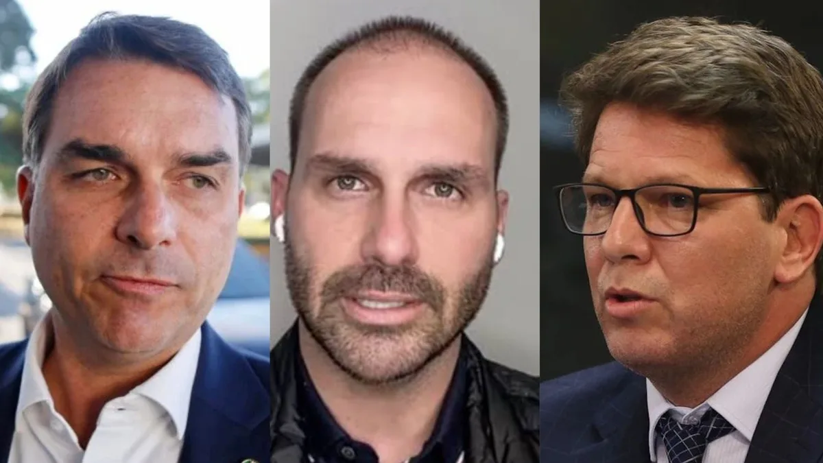 PF quer apurar atuação de Flávio, Eduardo e Mario Frias