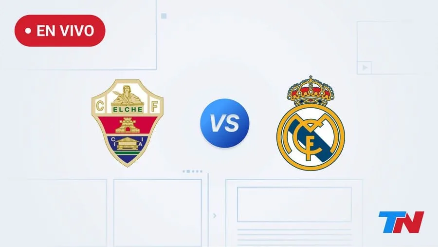 Elche vs Real Madrid en vivo por la fecha 6 de La Liga de España: hora, dónde ver y formaciones