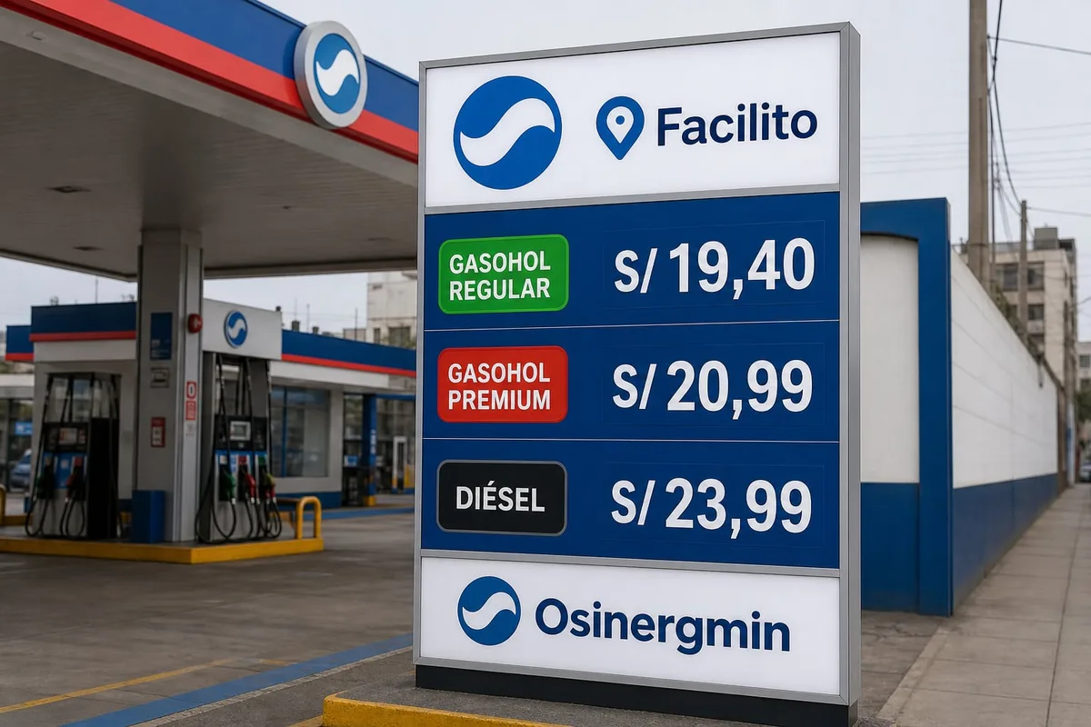Precio del GNV, GLP, diésel y gasolina en Perú para hoy, sábado 12 de septiembre de 2026