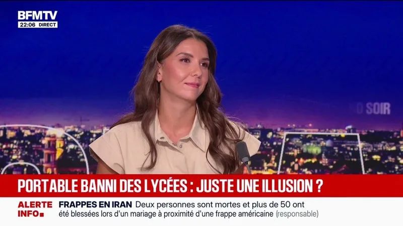 LE CHOIX DE LISA HADEF – Portable banni des lycées: juste une illusion ?