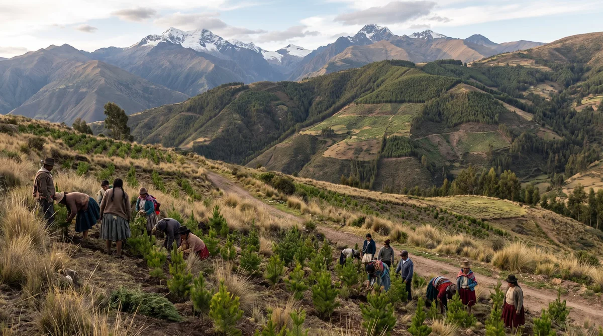 Keiko Fujimori anuncia inversión de USD 300 millones para reforestar 50 mil hectáreas en los Andes