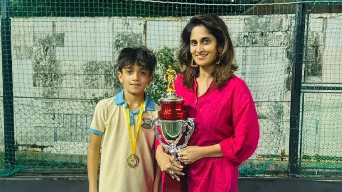 Ajith and Shalni's son Aadvik Ajith wins football championship