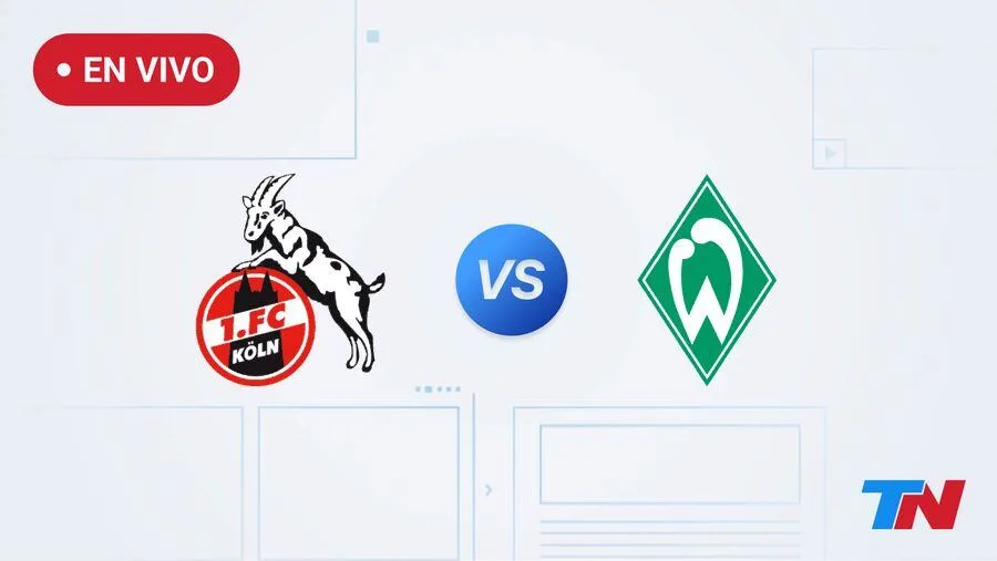 Colonia vs W. Bremen en vivo por la fecha 3 de la Bundesliga de Alemania: hora, dónde ver y formaciones