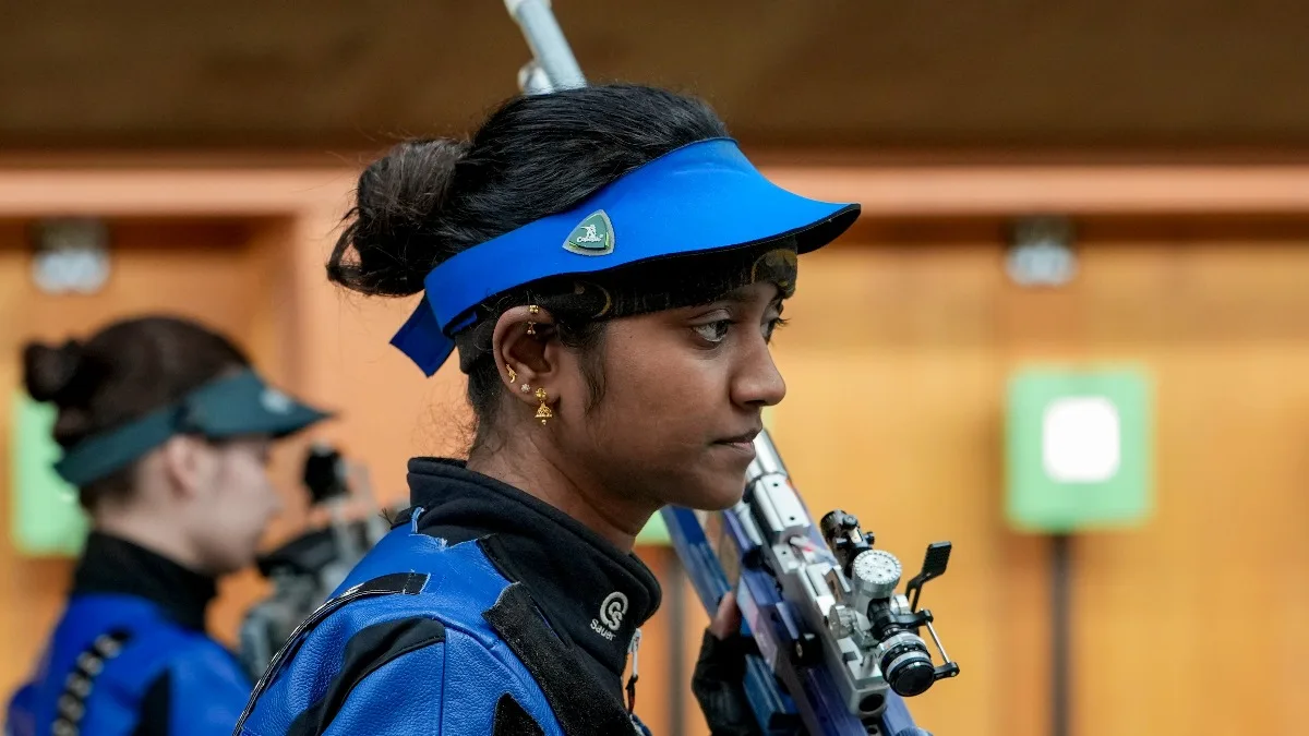 Shooter Elavenil Valarivan stopped chasing the medal. Then she won two