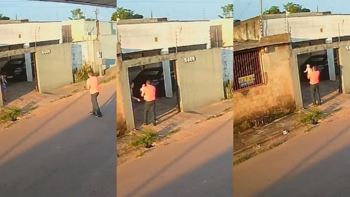 Vídeo mostra policial militar salvando bebê engasgado em Porto Velho
