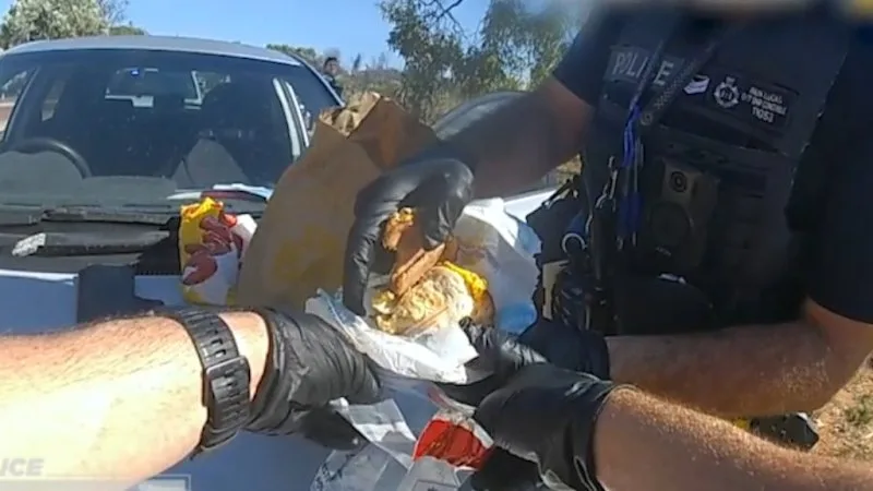 Police allegedly find meth in breakfast muffin