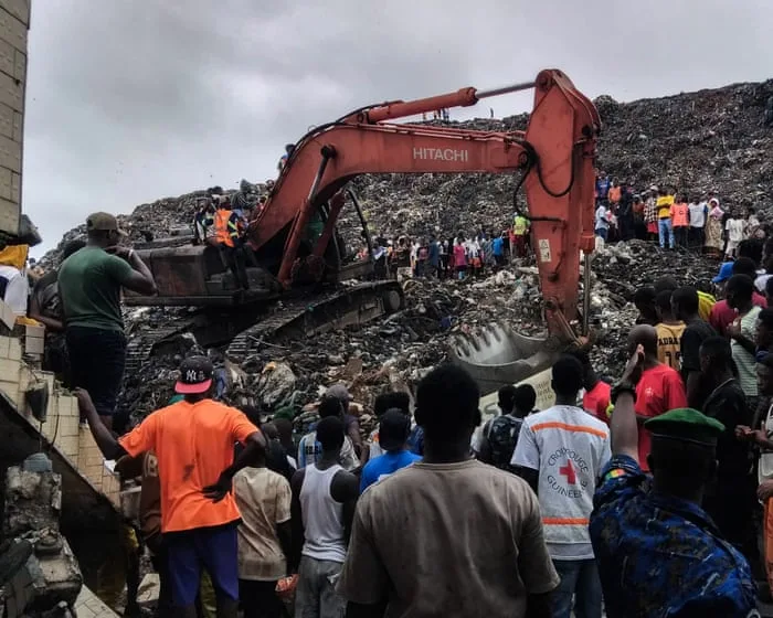 Landslide at waste mound in Guinea capital kills 30, government says