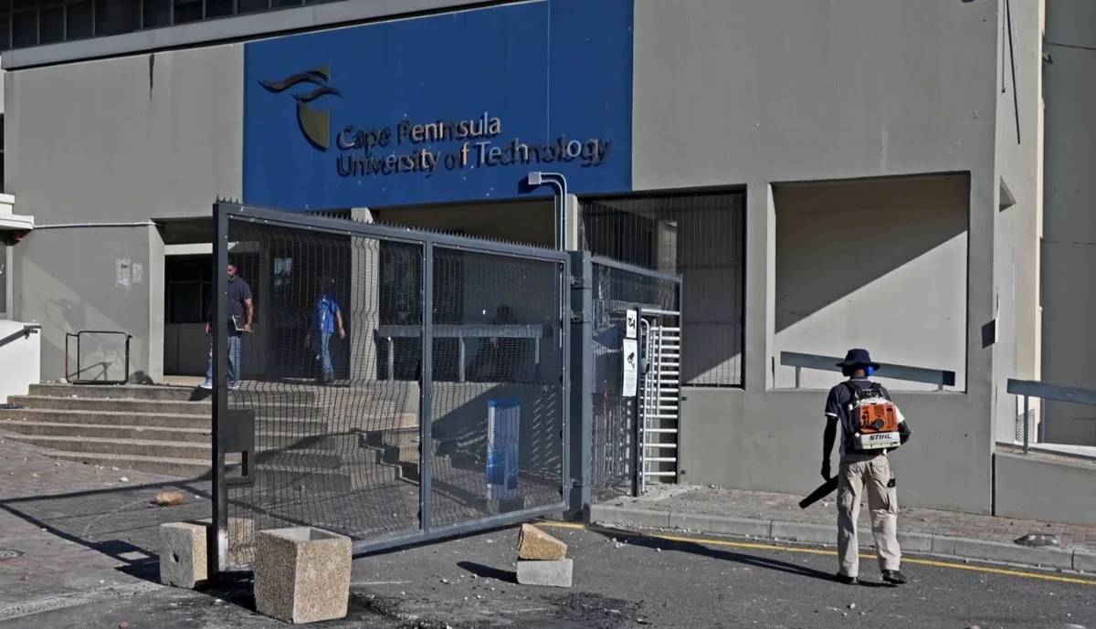 CPUT shuts campuses, orders students out of residences as protest turns violent