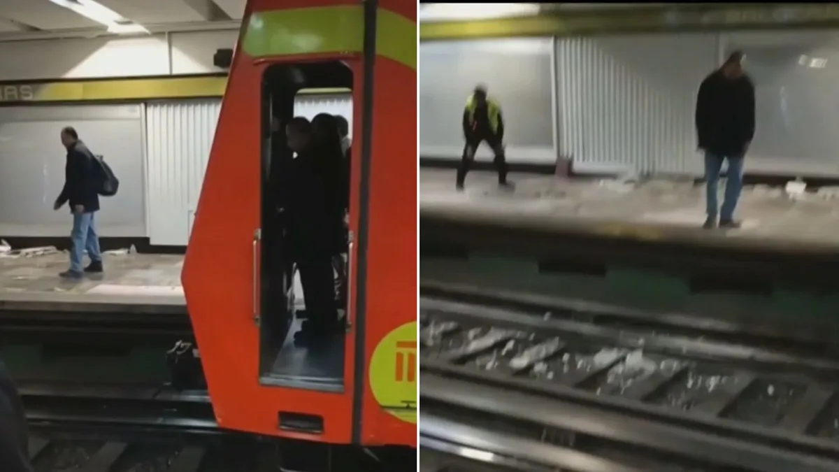 Se desploma techo del Metro Balderas en la la Línea 3: qué dijo el STC del incidente que afectó el servicio