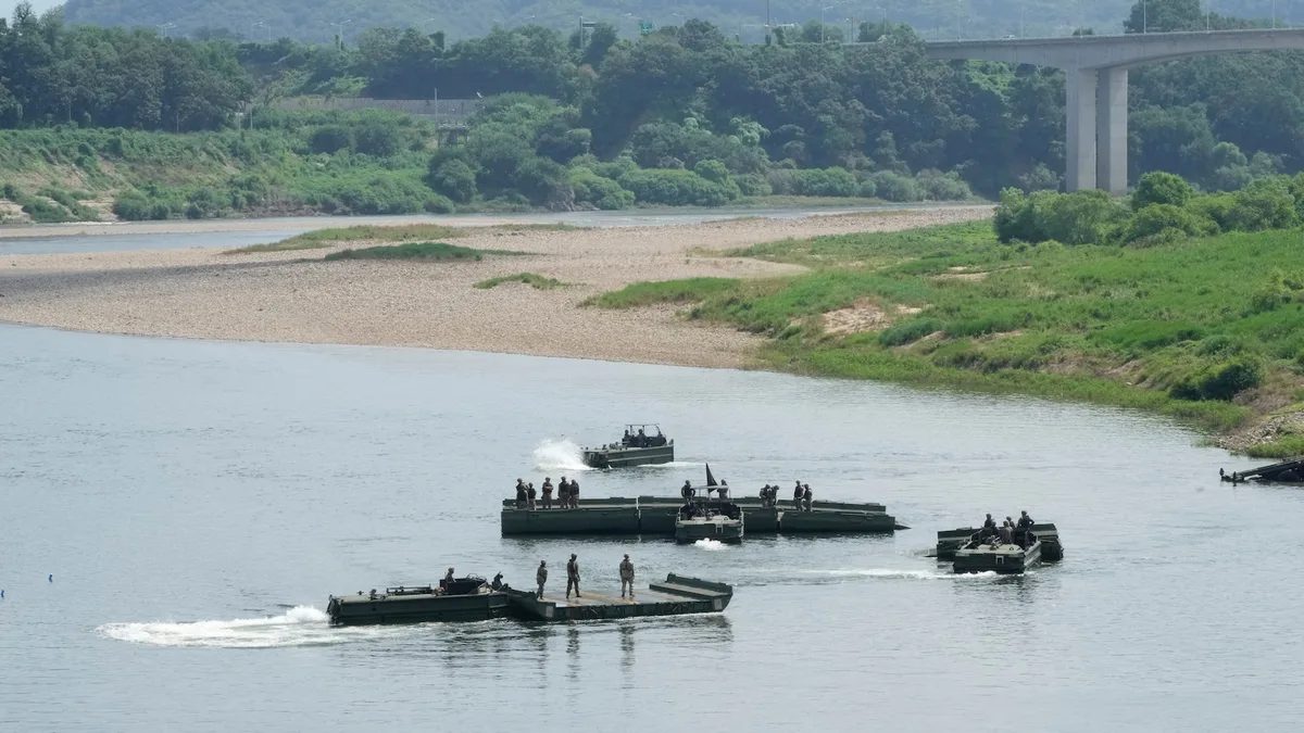 South Korea says South Korean and US militaries have agreed to shorten their drills