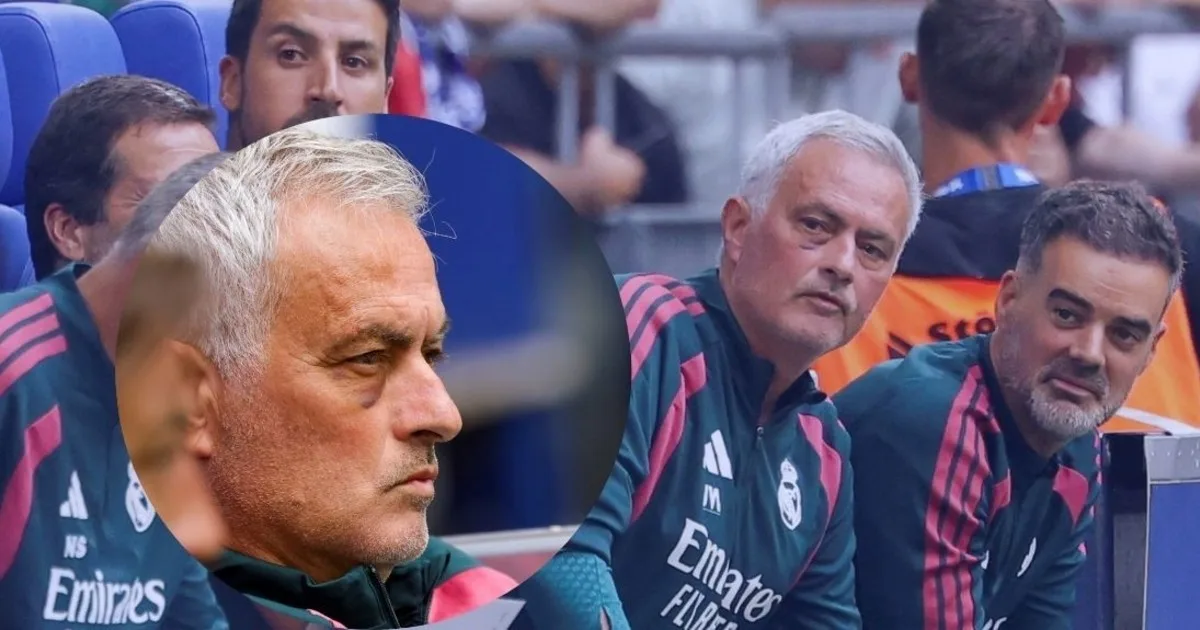 Dirigió al Real Madrid con un ojo morado: ¿qué le pasó a Mourinho?